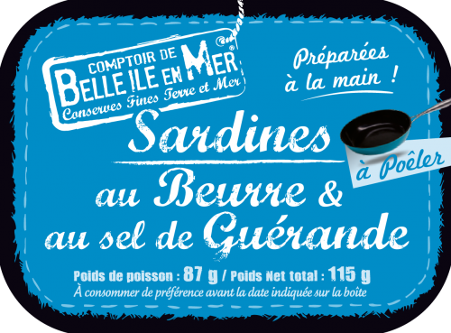 sardines beurre et sel de guerande