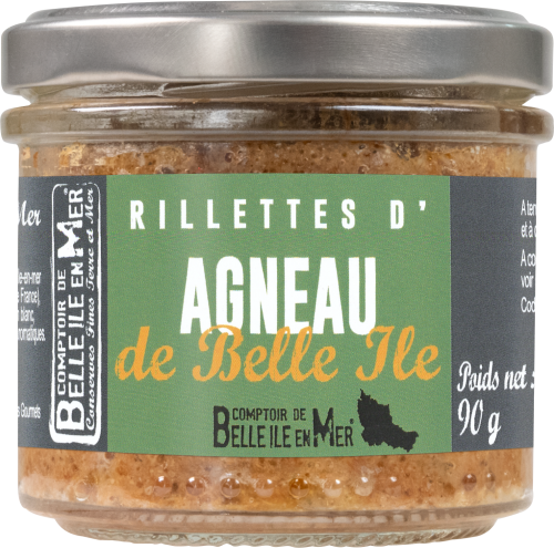 rillettes d'agneau de belle ile nature