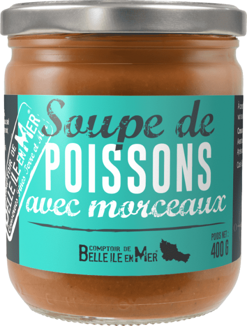 Soupe de poisson avec morceaux - 400g