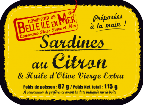 sardines citron