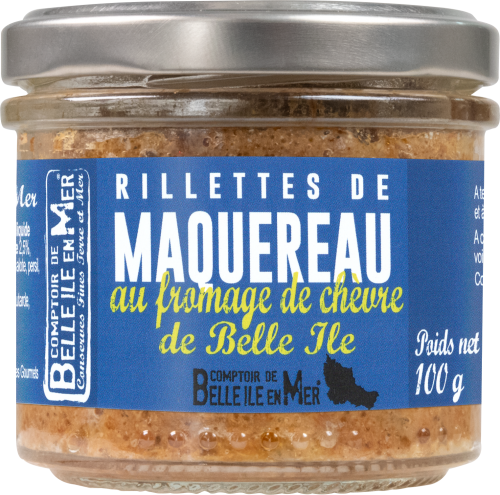 rillettes de maquereaux au fromage de chevre de belle ile