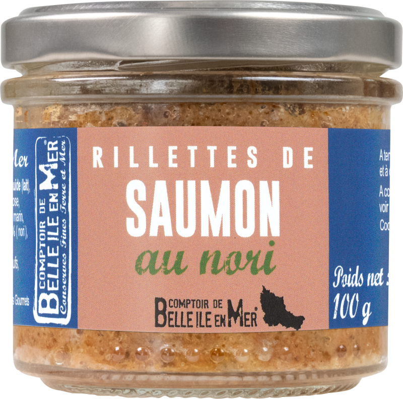 rillettes de saumon au nori
