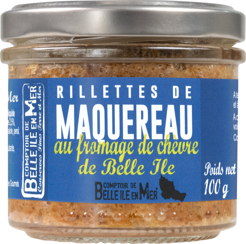rillettes de maquereaux au fromage de chevre de belle ile