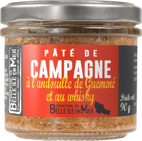 pate andouille et whisky de belle ile