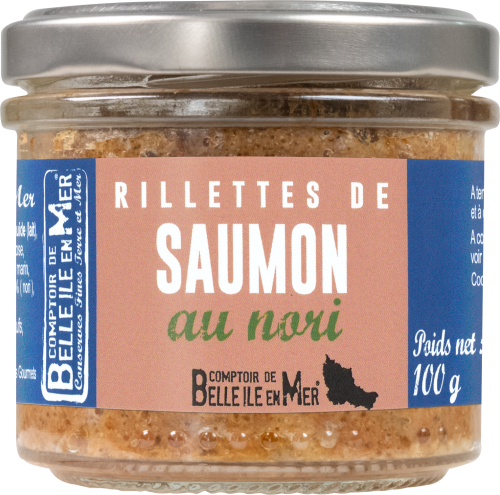 rillettes de saumon au nori