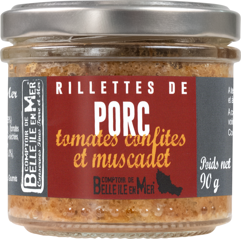 rillettes de porc tomates confites et muscadet