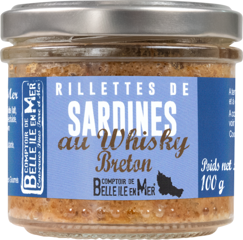 rillettes de sardines au whisky de belle ile