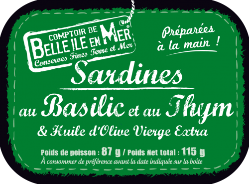 sardines au basilic et au thym